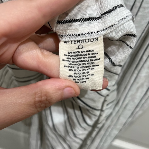 Anthropologie Afternoon Lolita striped midi dress. Size 8. EUC - Picture 10 of 10